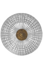 Large chandelier ball chandelier with clear glass bronze 
