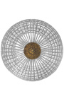 Stor lysekrone kugle lysekrone med klar glas bronze 