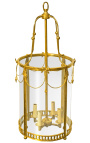 Veliki dvorani fenjer Poklopljena bronca Louis XVI stil - 50 cm Ø - 15