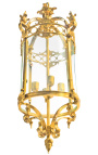 Lanterna mare pentru sala din bronz aurit