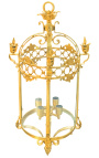 Veľká Hall Lantern, pozlátený bronz Louis XV Štýl - 40cm Ø - 9