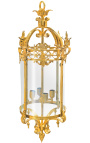 Suuri Hall Lantern, kullattu pronssi Louis XV Style - 40cm Ø - 7