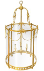 Large lantern of gilt bronze entrance hall Louis XVI style 50 cm