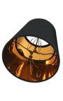Goldene und schwarze Lampenschirm zum Clip-auf lampen perfekt für wandleuchten