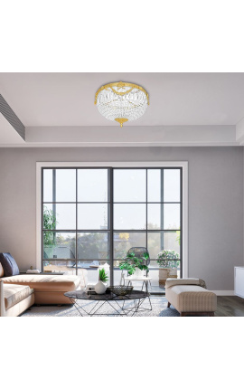 Ceiling pendants with clear glass with bronze