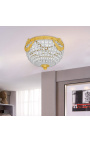 Ceiling pendants with clear Ceiling pendants with transparent glass with bronzeglass with bronze