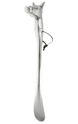 Shoehorn grote aluminium "Paardhoofd"