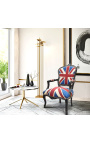 "Uniunea Jack" scaun baroc de stil Louis XV și lemn negru