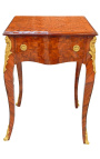 Louis XV style side table with marquetry