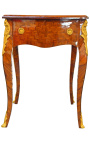 Stranska mizica z intarzijami v slogu Ludvika XV