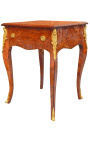 Lajos XV stílusú intarziás kisasztal