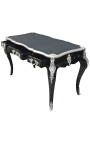 Большой барокко стол Louis XV стиль с 3 ящиками, черный