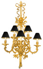 Enorm bronse vegglampe i Napoleon III stil 120 cm