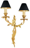 Wandlamp in bronzen acanthusbladeren Lodewijk XV