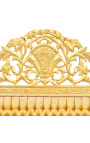 Tela de satine de oro barroco y madera de oro