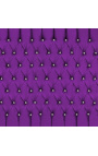 Фиолетовый ткани барокко с кристаллами и черные лакированные деревя