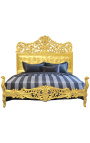 Barockbett mit Goldholz