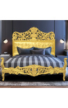 Barokni krevet sa zlatnim drvetom