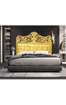 Baroque bed headboard giltwood