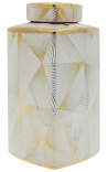 Urn decorativ Yarra în ceramică, model de dimensiuni medii