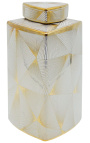 Διακοσμητική λάρνακα "Yarra" σε εμαγιέ κεραμικό, μοντέλο μεσαίου μεγέθους