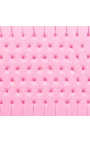 Barokk sengegavl rosa skinn og gulltre