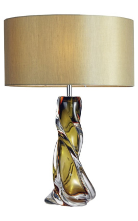 Table Lamp Jonas In N Glass Color, Crystal Banister Table Lamps