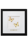Decoratief frame met twee vlinders Cyrestis Camillus