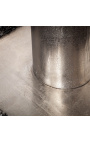 "Helix" stol u aluminijskom i srebrnom jaku s staklom vrhom