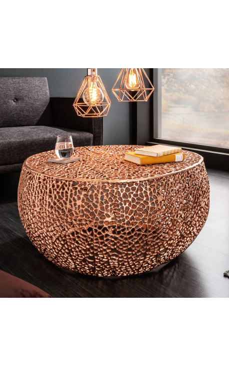 Krug "Cory" stol za kafu od čelika i bakra 80 cm