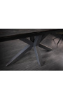 "I nærheden af Oceanis" spisebord i sort stål og lava ser keramisk top 180-225