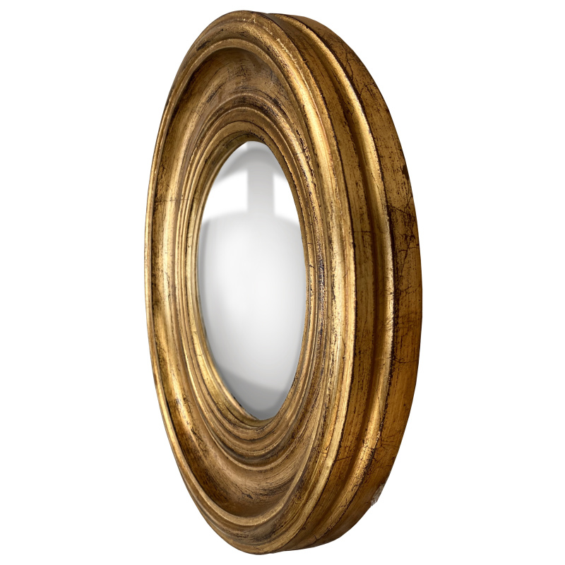 convex spiegel hout
