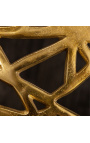 Quadratische Couchtisch "Abs" aus stahl und gold 60 cm