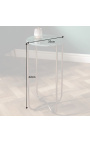 Round "Lucy" side tafel met agate en onyx top met gilded metalen voet