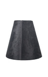 Black cowhide shade 26 cm in diameter