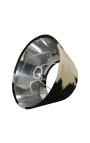 Black and white cowhide lampshade 30 cm in diameter