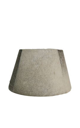 Svaigs liellopu ādas lampshade 40 cm diametrs