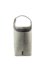 Bolso de vaca gris o porta revistas