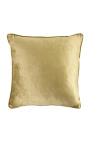 Četvrtasti jastuk u zlatnoj boji baršuna 45 x 45