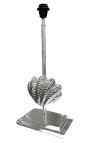 "Feng" lampa med skaldekoration i silver metall