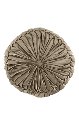 Cojín de terciopelo redondo Tapa de moqueta 40 cm de diámetro