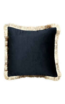 Cushion în Leopard-veltă colorată cu trimitere de aur 45 x 45