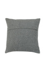 Square cushion in cowhide en wool "hart" 45 x 45