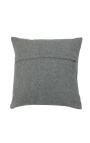 Square Cushion cowhide ja wool "juokseminen" 45 x 45