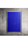 Moderne Acrylmalerei "Support & Material" - Blau