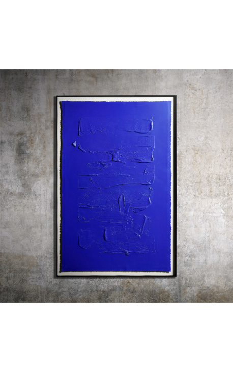 Pintura acrílica contemporània "Support & Matter" - Blau