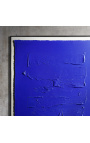 Hedendaagse acrylverf "Ondersteuning & Material" - Blauw