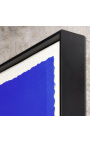 Moderne Acrylmalerei "Support & Material" - Blau