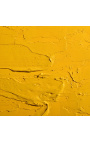 Súčasná akrylová maľba "Podpora a materiál" - Žltá
