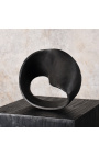 Skulptura črnega Möbiusovega traku - velikost M